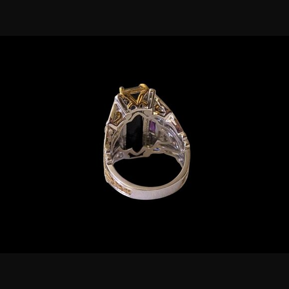 Gems En Vogue By Michael Valitutti Retired Sterling Palladium Alloy Size 8.75 - Picture 9 of 13